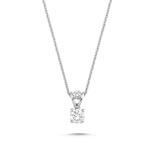 0,33 Carat Diamond Solitaire Necklace
