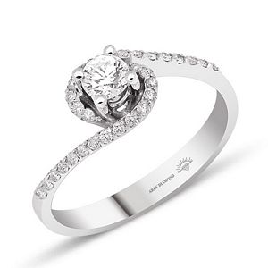 0.30 Carat Round Brilliant Diamond Solitaire Ring