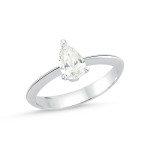 Pear Cut Diamond Ring