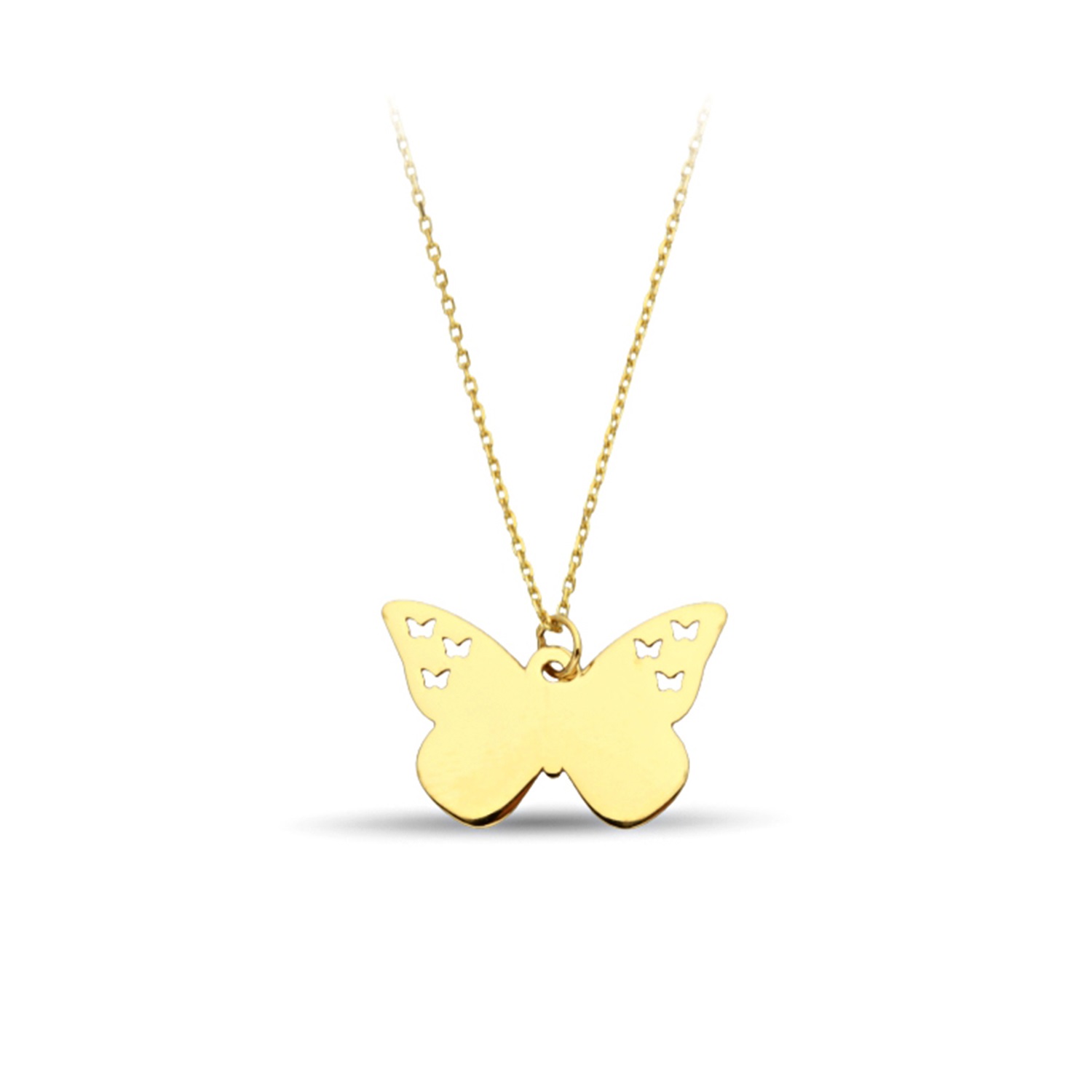 Butterfly Gold Necklace