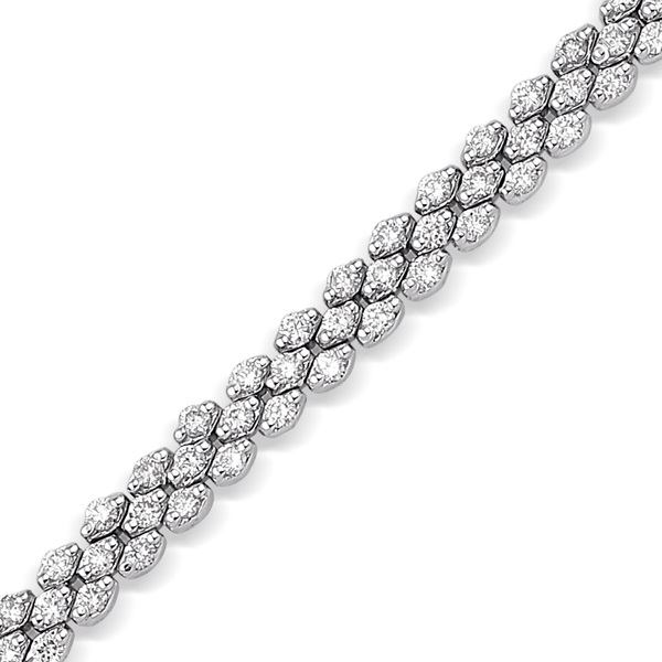 Round Brilliant Diamond Bracelet