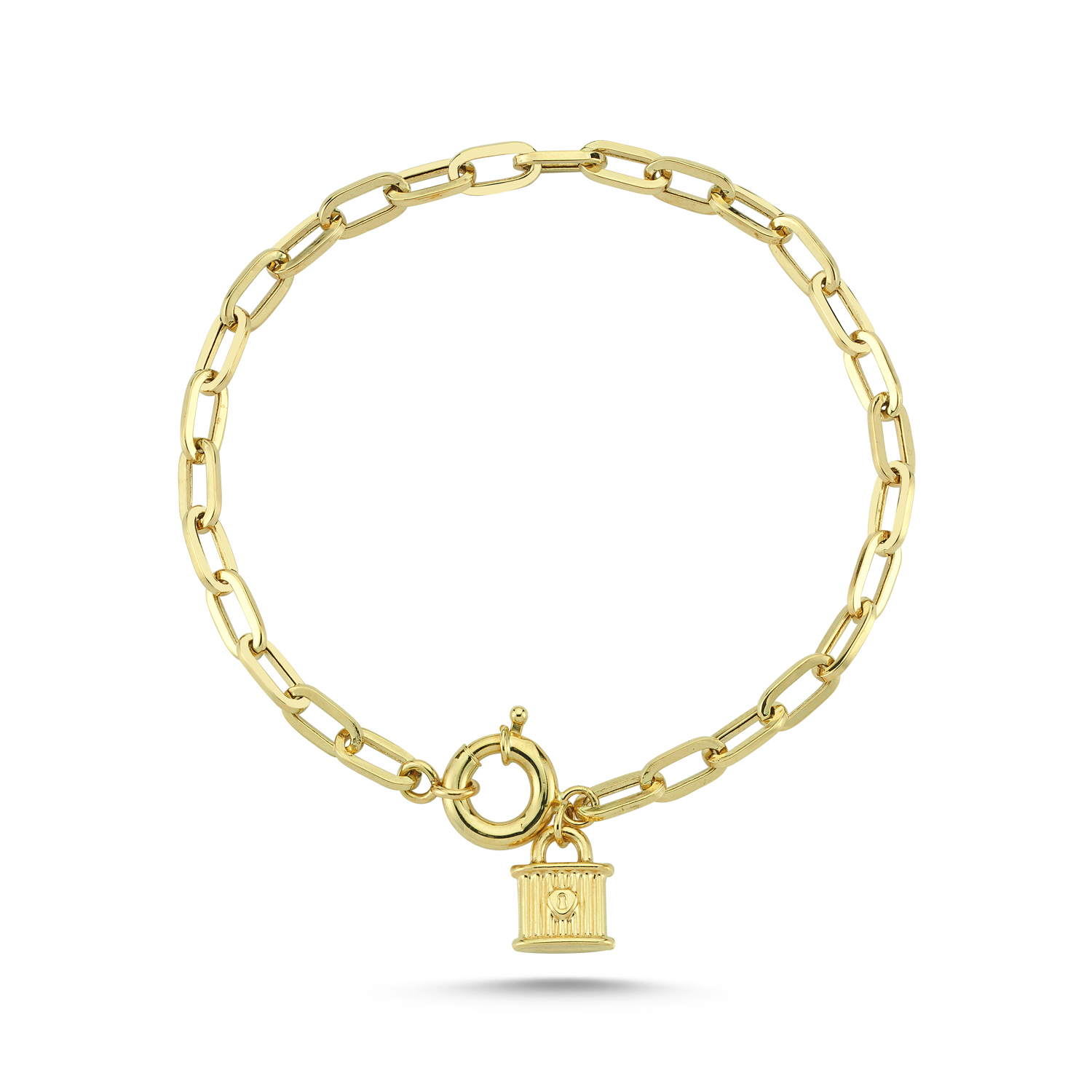 Lock Gold Bracelet