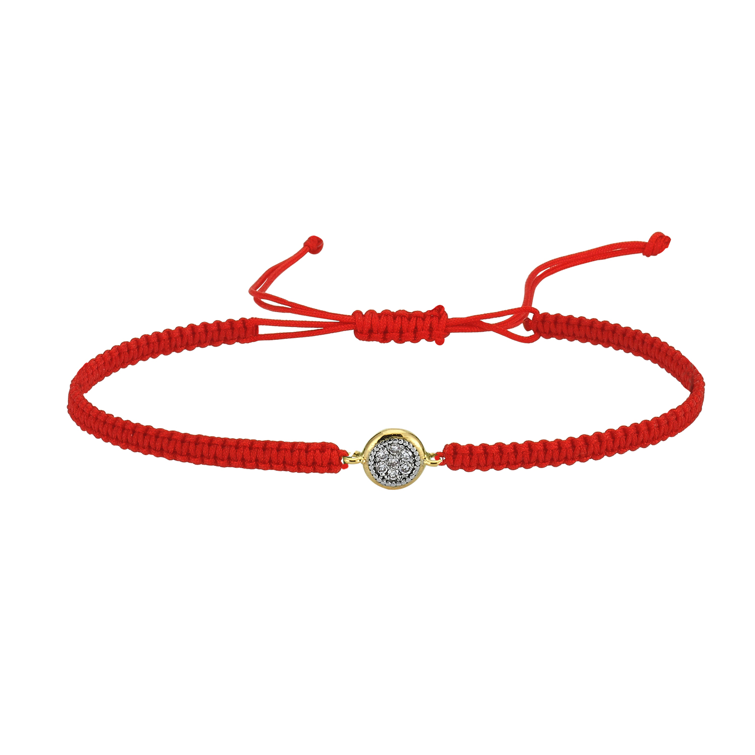 Diamond Red Drawstring Bracelet