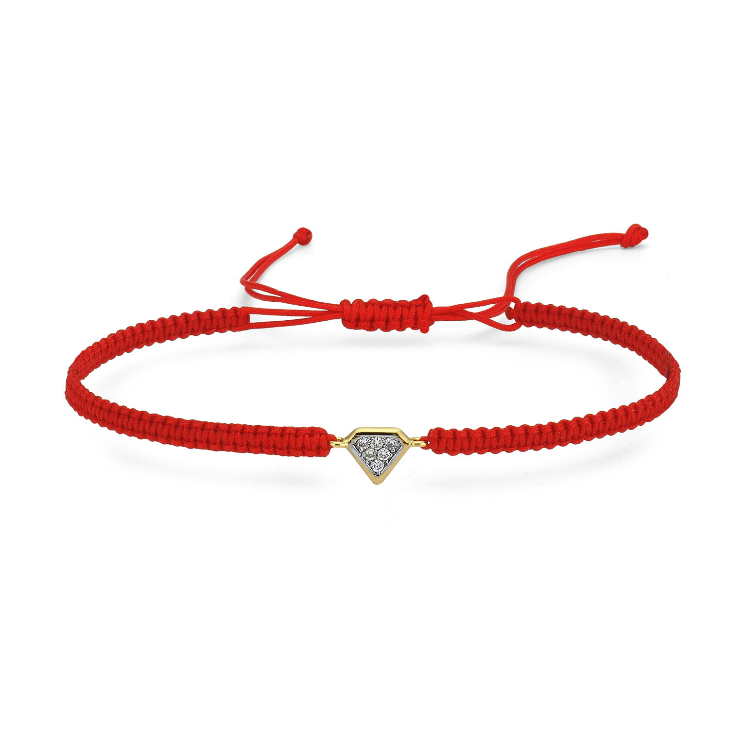 Diamond Red Drawstring Bracelet