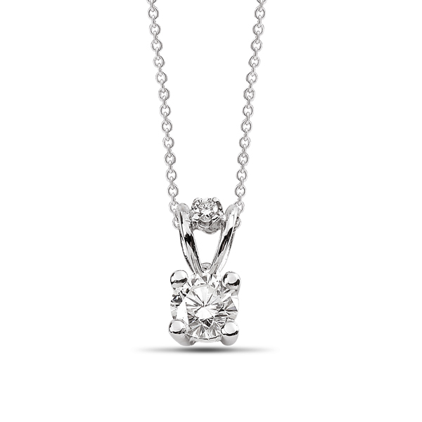 0.55 Carat Solitaire Diamond Necklace