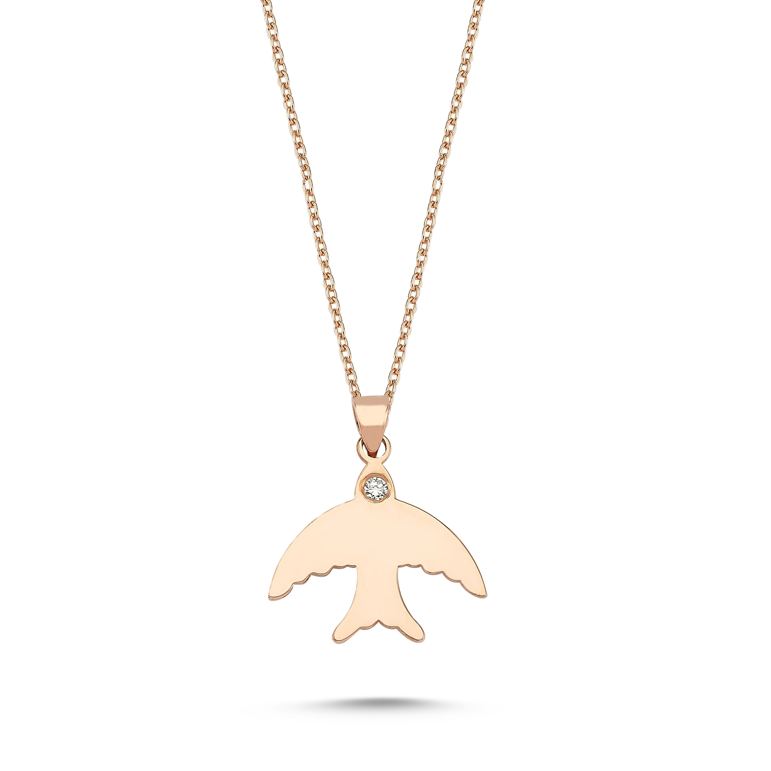 Brilliant Diamond Bird Necklace