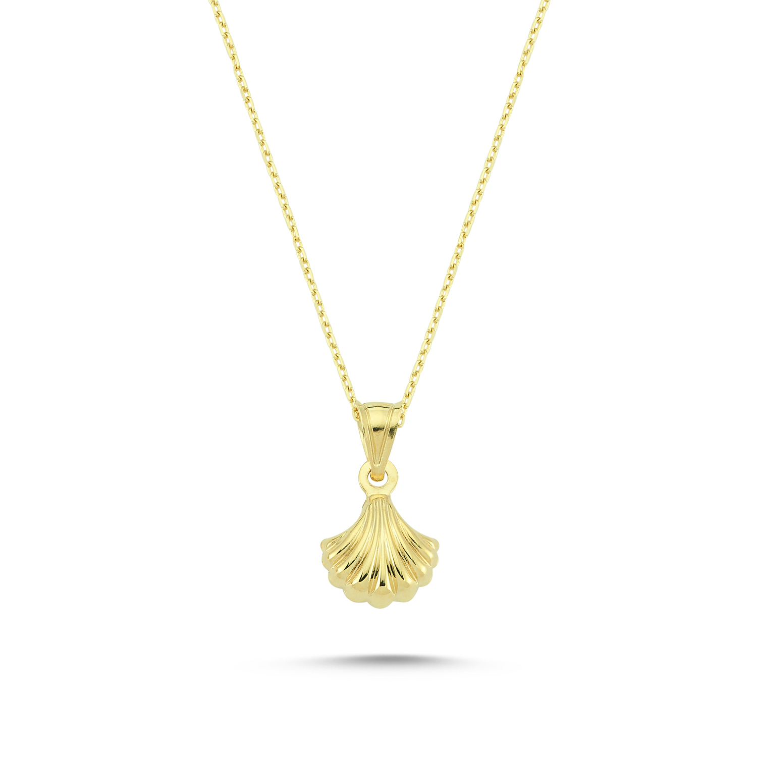Oyster Gold Necklace