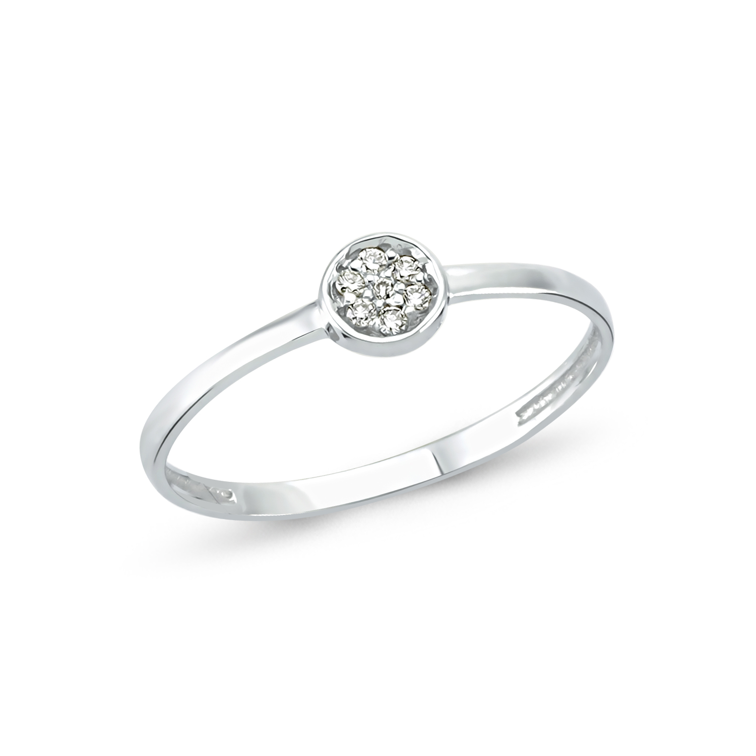 Brilliant Diamond Circle Ring