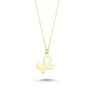 Butterfly Gold Necklace