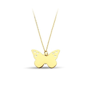 Butterfly Gold Necklace