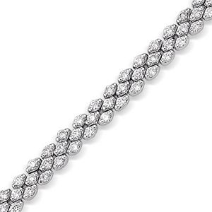 Round Brilliant Diamond Bracelet