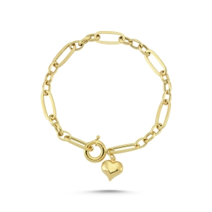 Heart Gold Bracelet