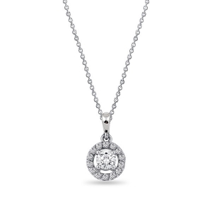 Halo Diamond Necklace