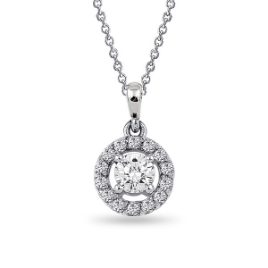 Halo Diamond Necklace