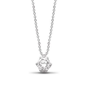 0.75 Carat Solitaire Diamond Necklace