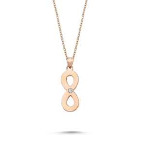 Brilliant Diamond Infinity Necklace