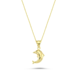 Dolphin Gold Necklace