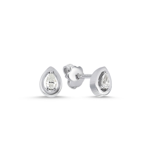 Diamond Pear Cut Earrings