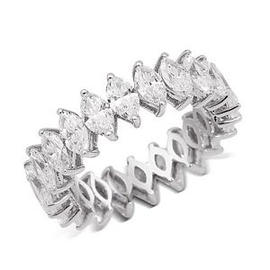 Marquise Cut Diamond Eternity Ring